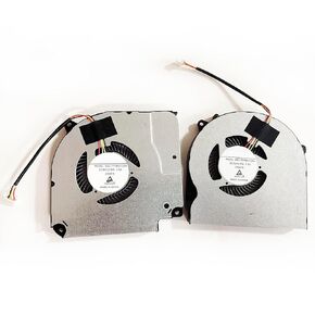 Fleshy Leaf Replacement CPU+GPU Cooling Fan for Clevo NH50EA NH50RA Series 6-31-NH5E2-102 6-31-NH5E2-202 EFC-70100V1-0AH EGC-77100V1-0AH
