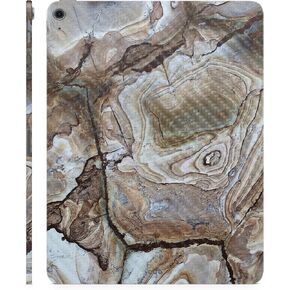 Carbon Fiber Skin Compatible with Apple iPad Air 13 (M2) 2024 - Brown Marble - Premium 3M Vinyl Protective Wrap Decal Cover - Easy to Apply | Crafted in The USA by MightySkins