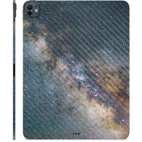 Carbon Fiber Skin Compatible with Apple iPad Pro 13 (M4) 2024 - Galactic Landscape - Premium 3M Vinyl Protective Decal Cover - Easy to Apply | Crafted in The USA by MightySkins