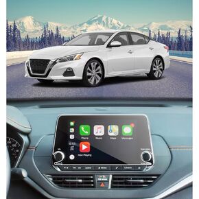 for 2019-2023 2024 Nissan Altima SR/SL/SV 8 Inch Tempered Glass Screen Protector 9H Hardness Anti-Glare Accessories LCD Touchscreen(Not for 2023-2024 Nissan Altima 2.0 SR/2.5 SL 12.3 Inch)
