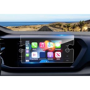 2022 2023 2024 Taos Screen Protector for V olkswagen Taos (SE/SEL) 8-inch Touch Screen, 2024 Taos Tempered Glass 2022 2023 V olkswagen Taos Accessories HD Transparent Protective Film 8"