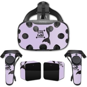 MightySkins Skin Compatible with HTC Vive Full Coverage - Mermaid Leg Day | Protective, Durable, and Unique Vinyl Decal wrap cover | Easy to Apply, Remove, and Change Styles | Made in The USA
