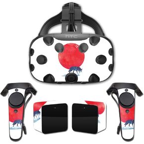 MightySkins Skin Compatible with HTC Vive Full Coverage - Fear The Red | Protective, Durable, and Unique Vinyl Decal wrap Cover | Easy to Apply, Remove, and Change Styles | Made in The USA