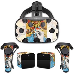 MightySkins Skin Compatible with HTC Vive Full Coverage - Sunflower DNA | Protective, Durable, and Unique Vinyl Decal wrap Cover | Easy to Apply, Remove, and Change Styles | Made in The USA