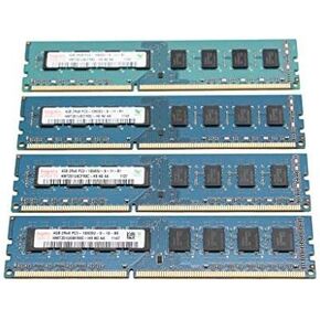 HYNIX HMT351U6CFR8C-H9 4GB 2Rx8 PC3-10600U 240-pin DDR3 SDRAM Desktop Memory 4x4GB (16GB TOTAL)