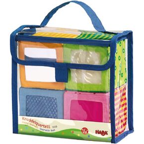 HABA Happy Quartett Soft Block Set Each with a Unique Sound for Ages 6 Months and Up