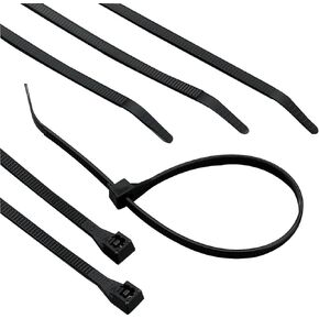 GB 46308UVB UVB Cable Ties 8-Inch 75 lb UV Black 100/Pack