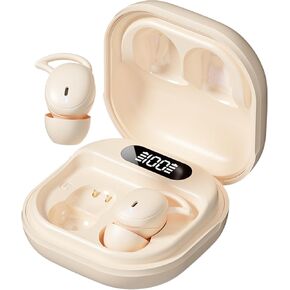 Wireless Sleep Earbuds, Bluetooth 5.3 Sleep Headphones for Side Sleepers 32H Playback Noise Blocking Sleeping Ear Buds Waterproof Small in-ear Earphones
