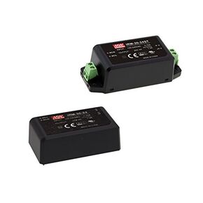 MEAN WELL IRM-30-12 Miniature AC-DC Module Power Supply, 12 Volt, 2.5 Amp, 30 Watt