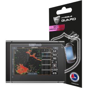 by IPG Compatible with SIMRAD GO7 XSR 7" FishFinder Screen Protector Invisible Film Guard Cover Free Lifetime Replacement Warranty Bubble -Free for GO7 XSR