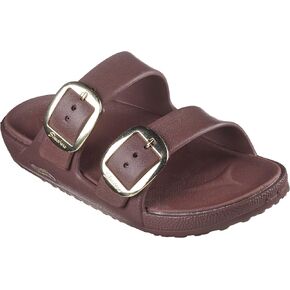 Skechers Women's Slide Sandal, Brown, 10