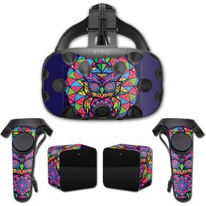 MightySkins Skin Compatible with HTC Vive Full Coverage - Goodnight Owl | Protective, Durable, and Unique Vinyl Decal wrap Cover | Easy to Apply, Remove, and Change Styles | Made in The USA