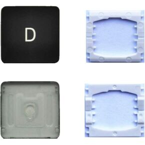Replacement Individual D Key Cap and Hinges are Applicable for MacBook Pro A1706 A1707 A1708 Keyboard to Replace The D Key Cap and Hinge