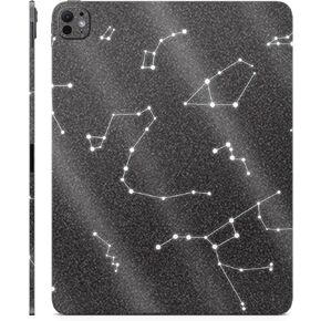 Glossy Glitter Skin Compatible with Apple iPad Pro 13 (M4) 2024 - Constellations - Premium 3M Vinyl Protective Decal Cover - Easy to Apply | Crafted in The USA by MightySkins