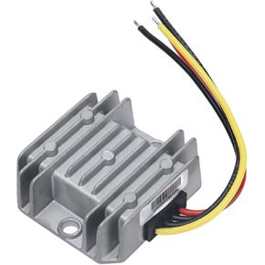 Dc Converter Module 24V to 19V 10A, 24V Dc - 19V Dc ConverterDCDC 24V to 19V 10A 190W Voltage Regulator Reducer Transformer Power Supply Adapter IP67 Waterproof for Auto Car