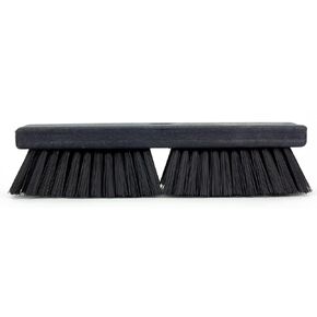 SPARTA Plastic Floor Scrub Brush, Brush Head Only, Deck Brush with ACME Standard Thread Fitting for Deck, Industrial Kitchens, and Hospitals, 10 Inches, Blue, (Pack of 6)