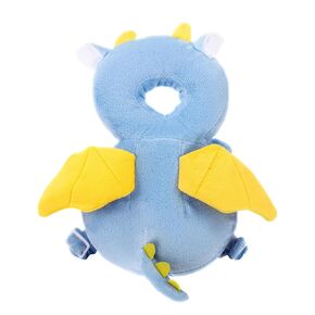 Baby Head Protection Backpack - Soft & Comfortable, Cute Cartoon Design (Q77-Frogs)