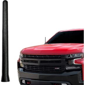 AntennaMastsRus - The Original 6 3/4 Inch is Compatible with Chevrolet Colorado (2007-2012) - Car Wash Proof Short Rubber Antenna - Internal Copper Coil - Premium Reception - German Engineered