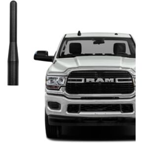 Short Performance Antenna for Dodge RAM 2500 3500 4500 Trucks 2011-2023, Perfect Replacement Black 3.6 inches Aluminum Radio Antenna, for RAM 2500 3500 4500 Accessories