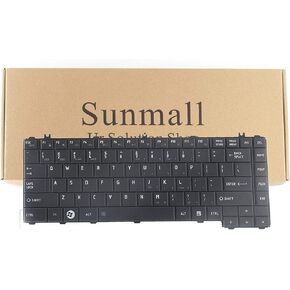 Keyboard Replacement Compatible with Toshiba Satellite Pro C640 L640 L645 C600 C605 C640 C600D C645 L700 L745 Series Laptop Black US Layout