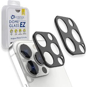 DOME GLASS [Whitestone Camera EZ] Apple iPhone 13 mini Camera Protector by Whitestone [One Touch Installation] Scratch-Resistant Camera Protector - Two Pack