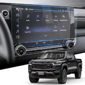 واقي شاشة سيارة مقاس 11.3 بوصة 【عبوة من قطعتين】 لعام 2023 2024 تشيفي شيفروليه كولورادو (WT، LT، Trail Boss) ملحقات نظام تحديد المواقع العالمي (GPS) لشاشة اللمس نانو - فيلم حماية نانو - شفاف عالي الدقة in Kuwait