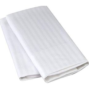 Precious Star Linen Queen Pillowcases - Set of 2 - Envelope Closure - Soft 100% Cotton 20x30 Inch Pillowcase for Sleeping Breathable & Silky Bed Pillow Cover Hotel Pillowcases Burgundy Solid