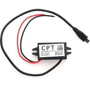 12V to 5V Micro USB Power Adapter Compatible, Buck Converter Module Ring Alarm Keypad Converter Step Down Module with Ring Alarm Keypad