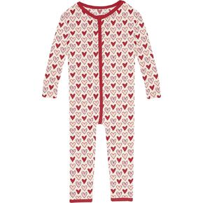 KicKee Print Convertible Sleeper with Zipper, Super Soft Baby Clothes, Baby One Piece Sleepwear for Boys or Girls