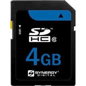 Synergy Digital 4GB, SDHC Camera Memory Card, Compatible with Canon Powershot SD1100 Digital Camera - Class 10, 20MB/s, 300 Series