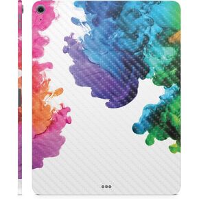 Carbon Fiber Tablet Skin Compatible with Apple iPad Air 13 (M2) 2024 - Aqua Paint - Premium 3M Vinyl Protective Wrap Decal Cover - Easy to Apply | Crafted in The USA by MightySkins