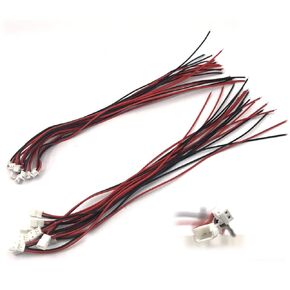 10pairs 24AWG JST ZH1.5mm 2PIN Micro Electrical Male and Female Connector Plug with 150mm Wire Cables