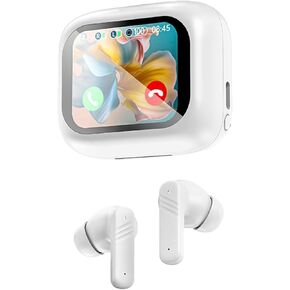 Wireless Active Noise Cancelling Earbuds ANC with Smart Touch Screen Transparency Mode Blue Tooth Ear Buds Noise Cancelling Earphones Bluetooth Earbuds Active Noise Canceling Ear Buds