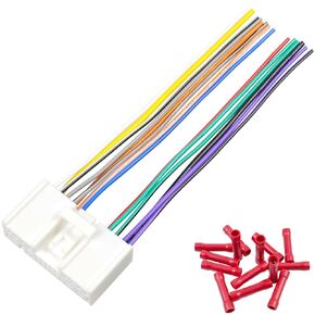 24Pin Female Radio Wiring Harness Adapter Fit for Mazda CX-5 CX-7 CX-9 Protege Miata MPV Tribute Factory Car Stereo Wire Connector Plug