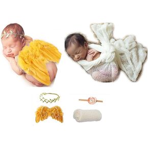 2 Sets of Newborn Photography Props Costume(0-6 Months)