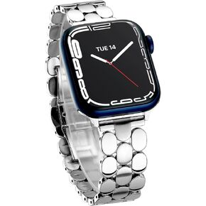 Designer Bands Compatible with Apple Watch 41mm 40mm 38mm 42mm 44mm 45mm for Women, Compatible with Apple Watch Series 9,8,7, 6,SE,5,4,3,2,1 for iWatch Bands