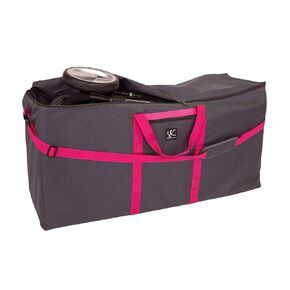 J.L. Childress Heavy Duty Stroller Travel Bag - Grey and Red