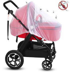شبكة ناموسية لعربة الأطفال، شبكة حشرات قابلة للتنفس وخفيفة الوزن، غطاء حماية من ذباب عربة الأطفال مع حافة مرنة، شبكات ناموسية عالمية لعربة الأطفال، وكرسي الدفع، والعربات التي تجرها الدواب، ومهد الحمل in Kuwait