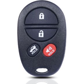Key Fob Replacement Fits for Toyota Avalon Solara 2005 2006 2007 2008 GQ43VT20T Keyless Entry Remote Control PN:89742-07020 89742-AA040 315MHz 4Buttons