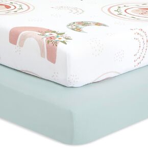 buybuy Baby by Evolur Be Wild 2-Piece Sheet Set (Dark)