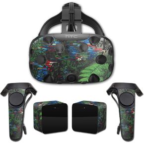 MightySkins Skin Compatible with HTC Vive Full Coverage - Macaws in Flight | Protective, Durable, and Unique Vinyl Decal wrap Cover | Easy to Apply, Remove, and Change Styles | Made in The USA