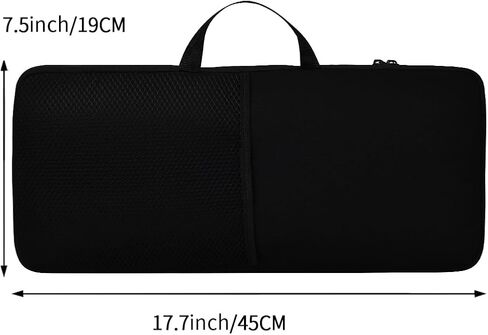 Wireless Keyboard Mouse Sleeve Travel Case for Logitech MK540 Advanced -wireless Keyboard and mouse set 2.4 GHz,Mouse Storage Pouch,Soft Neoprene Dust and water resistant bag(Black) in Saudi Arabia