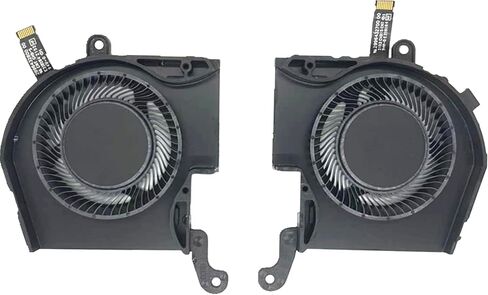 Replacement New Laptop CPU + GPU Cooling Fan for DELL Alienware Dell Alienware X14 R1 RTX3050 9-needle Series 0198CH 05PF30 ND75C85-21F10 ND75C86-21F11 DC28000YFD0 DC28000YED0 DC05V 0.80A Fan in Saudi Arabia