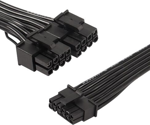 SinLoon 12VHPWR ATX3.0 PCI-E 5.0 كابل وحدات الطاقة إلى ثنائي ATX 8Pin لـ 3090TI PSU 16Pin 12Pin+4Pin بطاقة رسومات 16AWG (0.7M) in Saudi Arabia