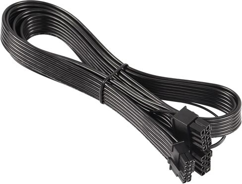 SinLoon 12VHPWR ATX3.0 PCI-E 5.0 كابل وحدات الطاقة إلى ثنائي ATX 8Pin لـ 3090TI PSU 16Pin 12Pin+4Pin بطاقة رسومات 16AWG (0.7M) in Saudi Arabia