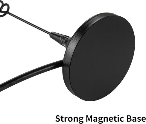 هوائي UHF VHF ثنائي النطاق 136-174 ميجا هرتز 400-520 ميجا هرتز للمركبة المتنقلة هام راديو قاعدة مغناطيسية مع محول PL-259&SMA لأجهزة BTECH BaoFeng ICOM Kenwood المحمولة في اتجاهين in Kuwait