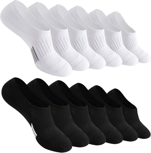 لا تظهر الجوارب النسائية الرياضية غير زلة خففت الجوارب المنخفضة قطع غير مرئية جوارب مخفية لا تظهر الجوارب 6 أزواج in Kuwait