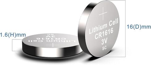 PKCELL CR1616 3V Lithium Battery CR 1616 Batteries - Pack of 5 in Saudi Arabia