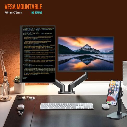 Bimawen 18.5 inch Portable Monitor Ultra Slim - 100% sRGB 1080p CNC Frame, Compatible with USB 3.0/3.1/3.2 Phone Computers laptop Gaming Devices and Mac series in Saudi Arabia