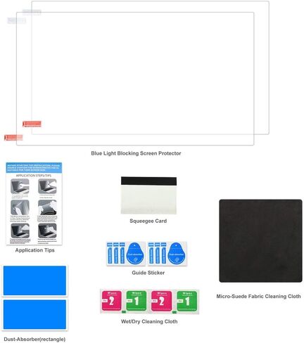 2PC Pack Blue Light Blocking Laptop Screen Protector, Blue Light Filter for Notebook Computer Screen (13.3 inch) in Saudi Arabia